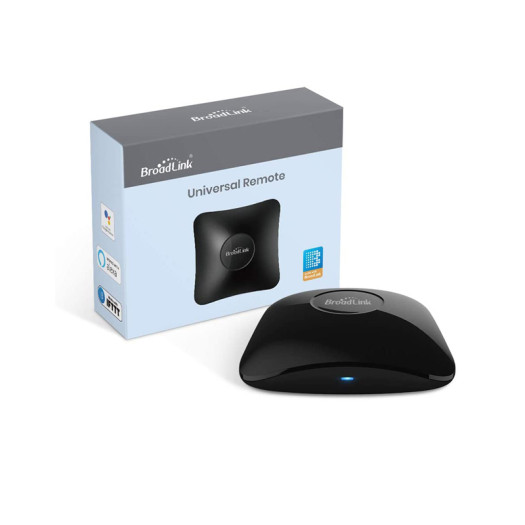 BroadLink RM4 pro IR / RF Smart Home Hub-WiFi IR / RF Blaster for Home Automation, TV, Curtain, Shade Remote, Works with Alexa, Google Assistant, IFTTT